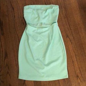NWOT Strapless Open Dress
